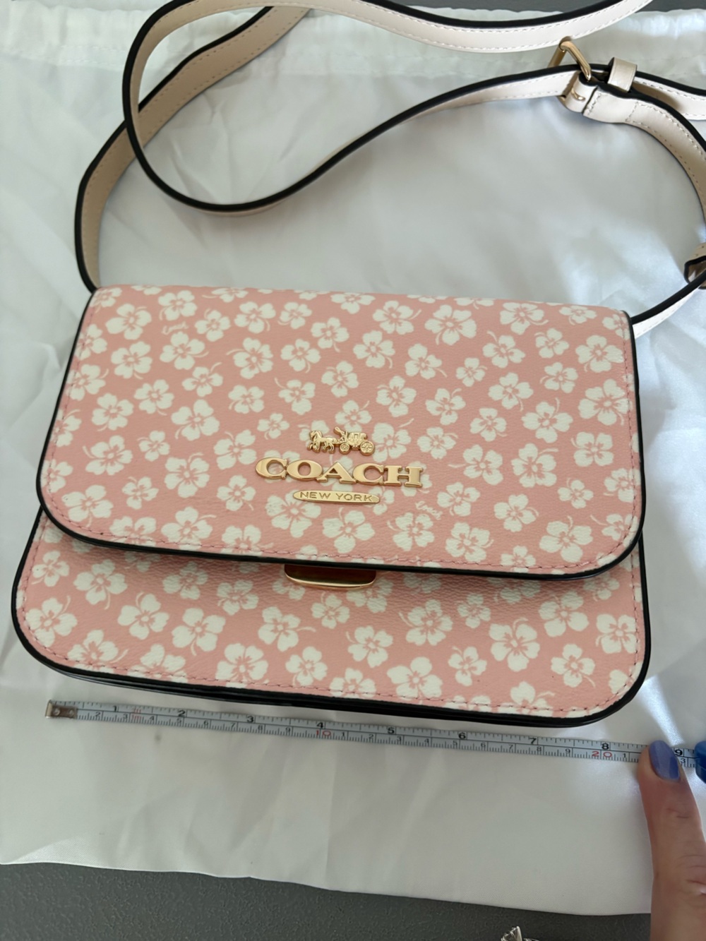 Coach Pink Floral Mini Brynn Bag - Picture 5 of 11